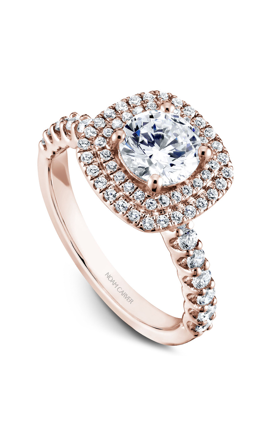 Noam Carver Halo Engagement Ring B222-01RA