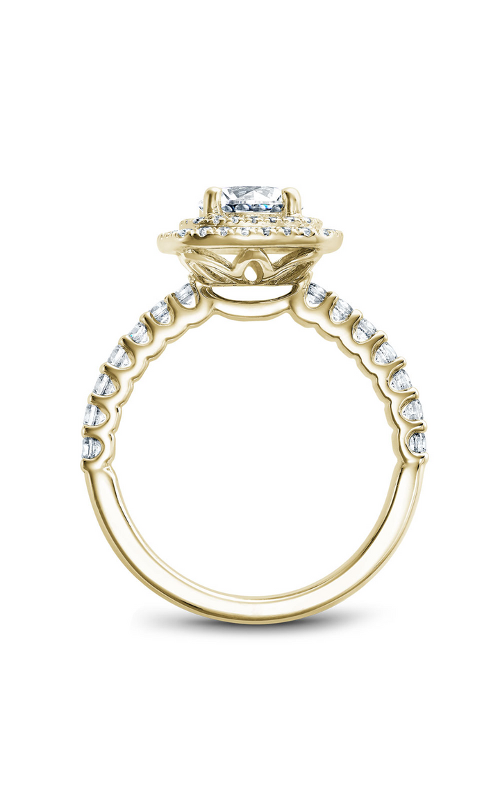 Noam Carver Halo Engagement Ring B222-01YA