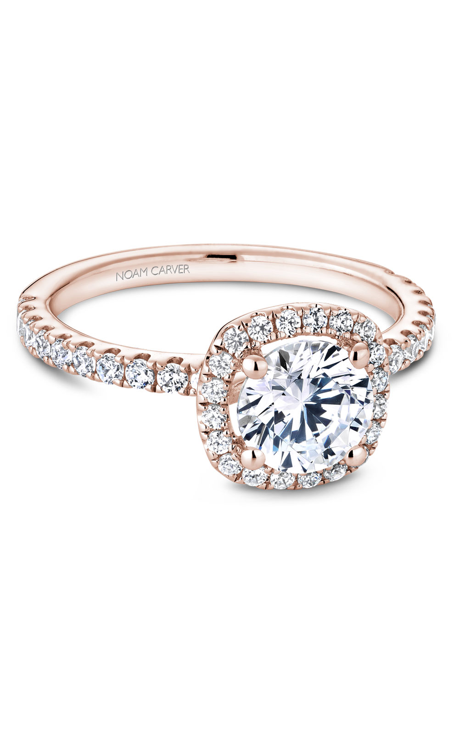 Noam Carver Halo Engagement Ring B223-01RA