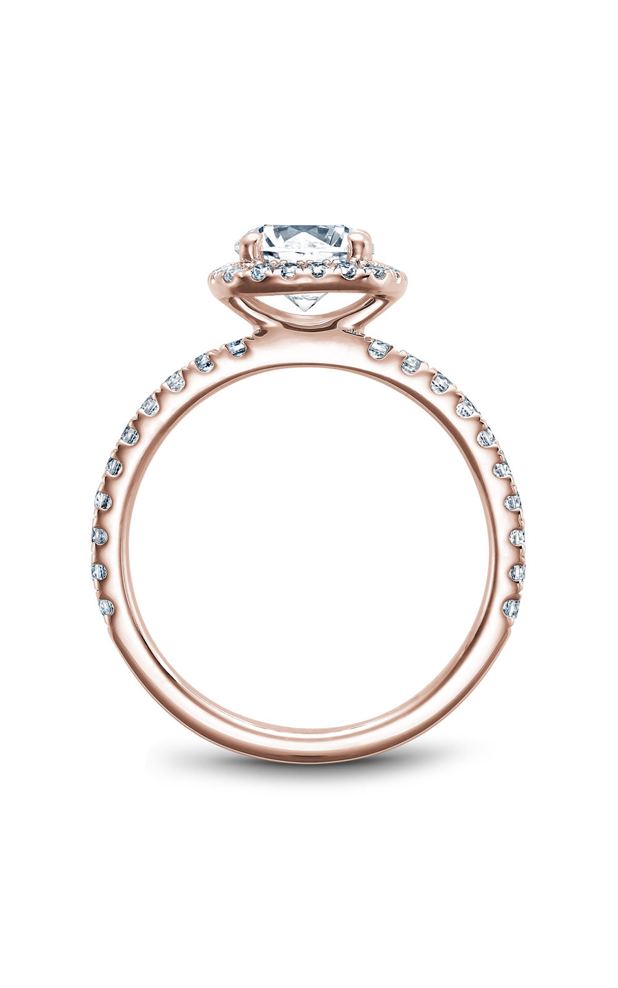 Noam Carver Halo Engagement Ring B223-01RA