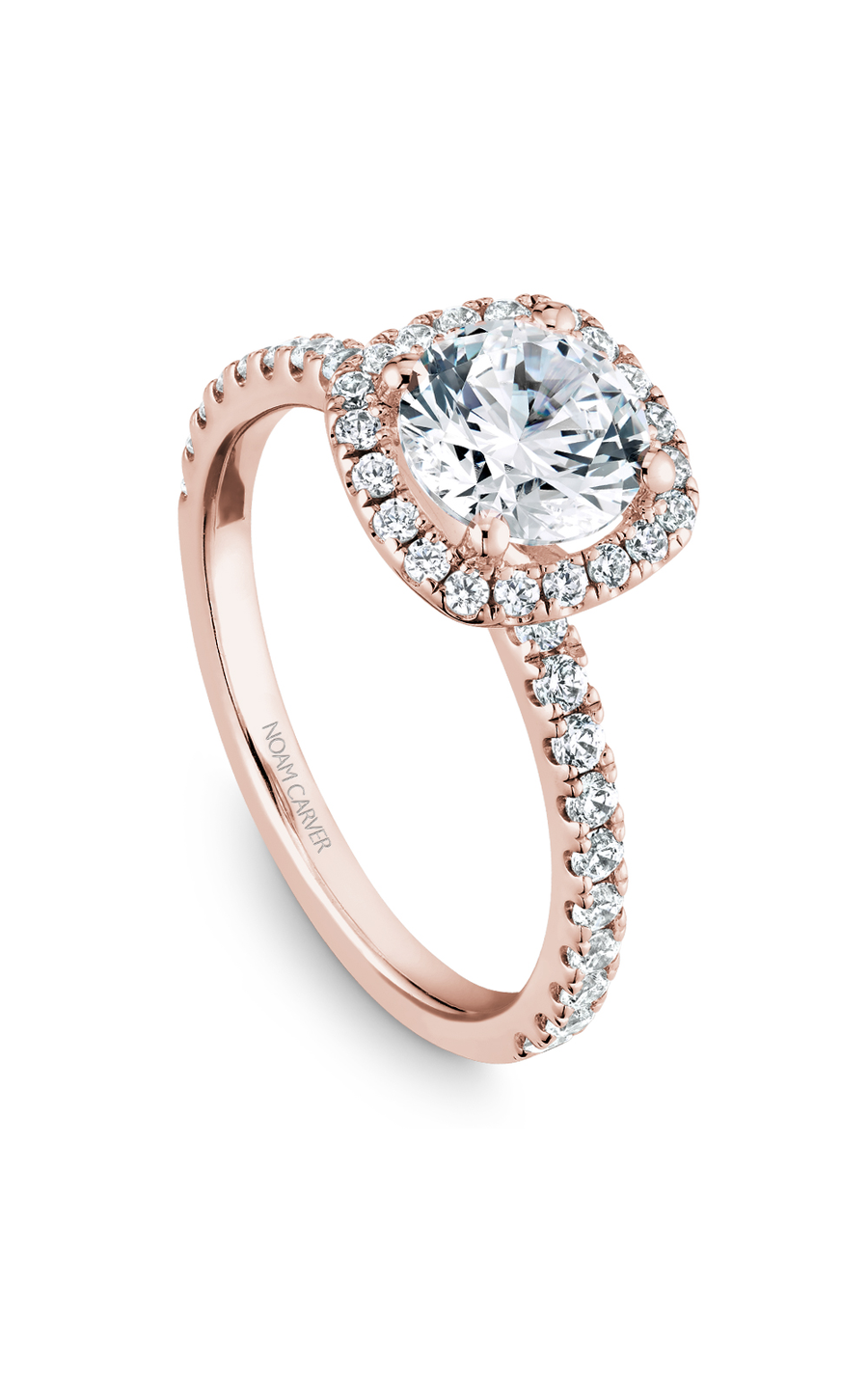 Noam Carver Halo Engagement Ring B223-01RA