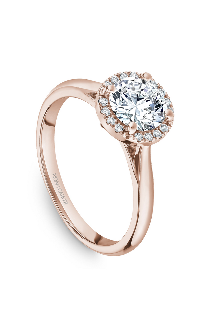 Noam Carver Halo Engagement Ring B260-01RA