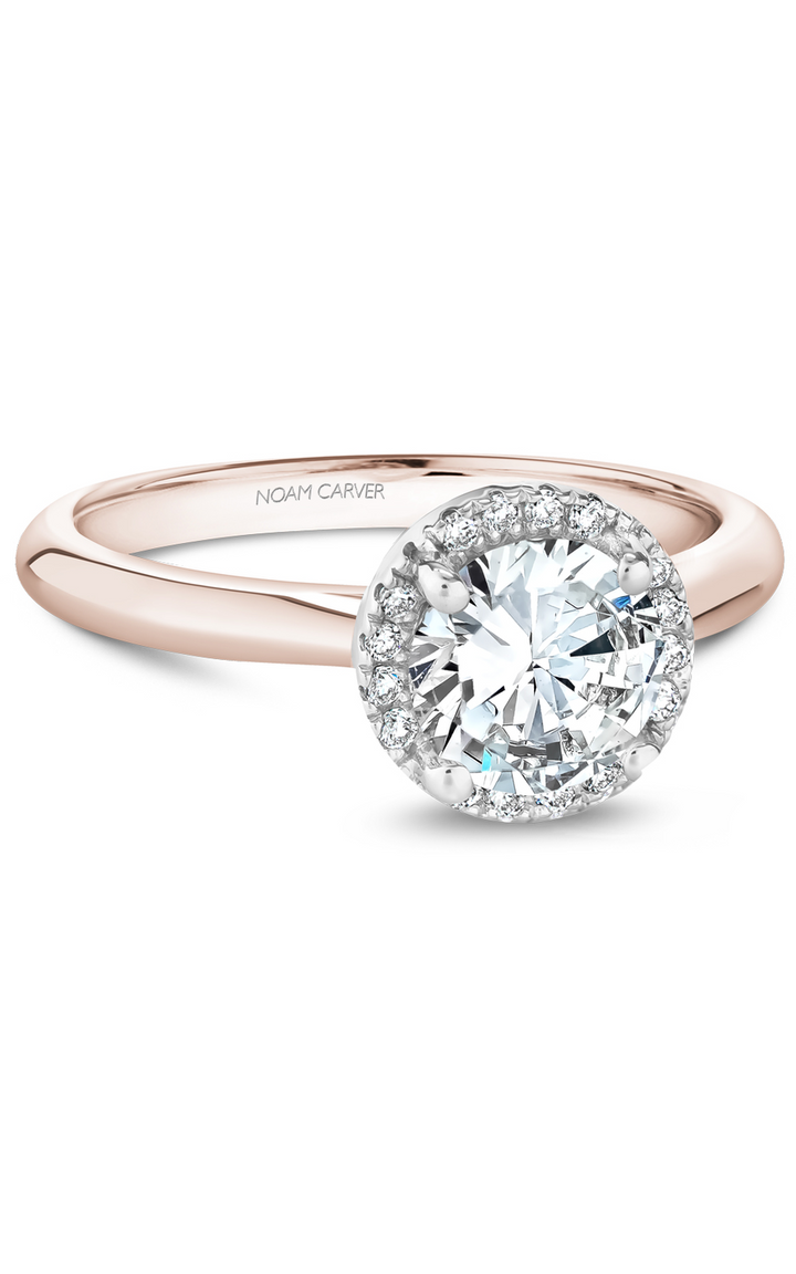 Noam Carver Halo Engagement Ring B260-01RWA