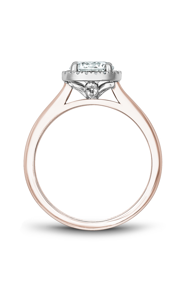 Noam Carver Halo Engagement Ring B260-01RWA