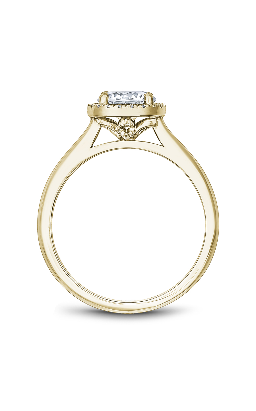 Noam Carver Halo Engagement Ring B260-01YA