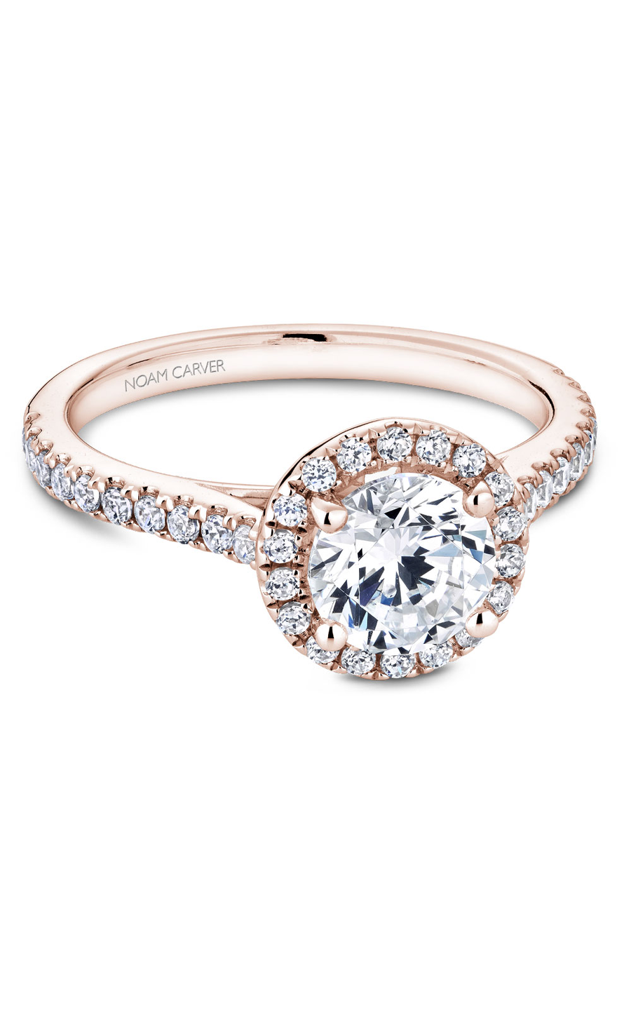 Noam Carver Halo Engagement Ring R050-01RA