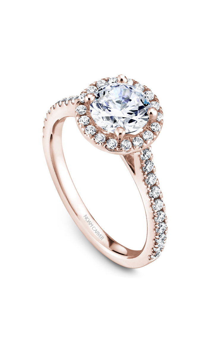 Noam Carver Halo Engagement Ring R050-01RA