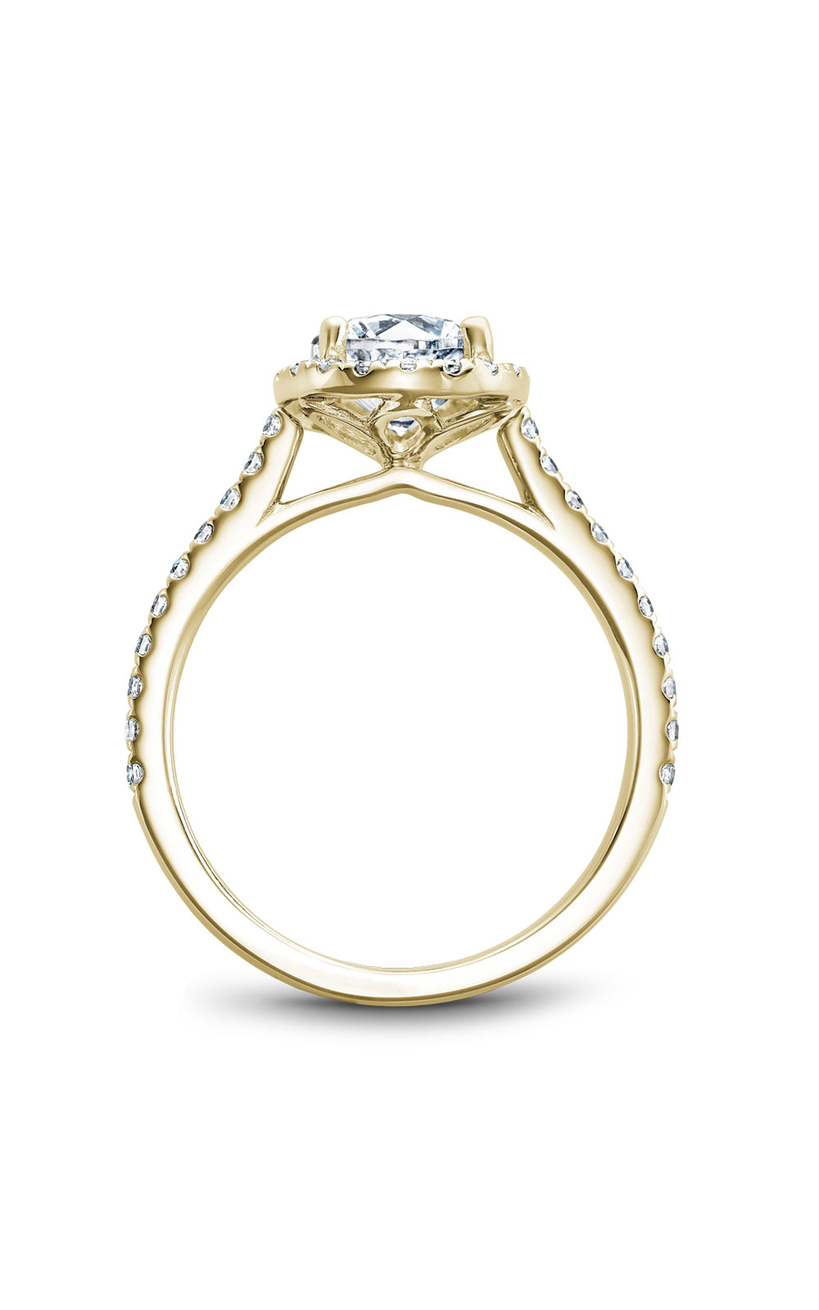 Noam Carver Halo Engagement Ring R050-01YA