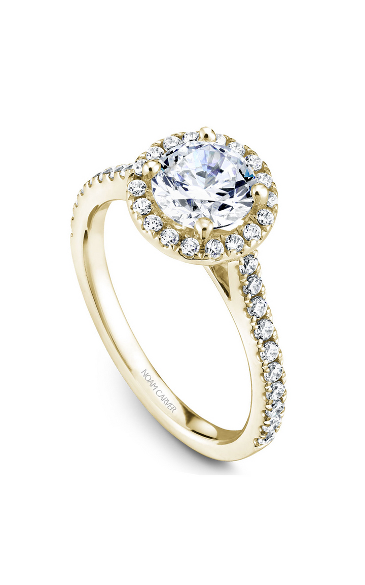 Noam Carver Halo Engagement Ring R050-01YA