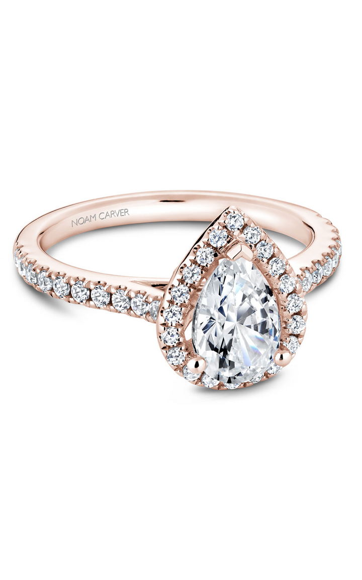 Noam Carver Halo Engagement Ring R050-03RA