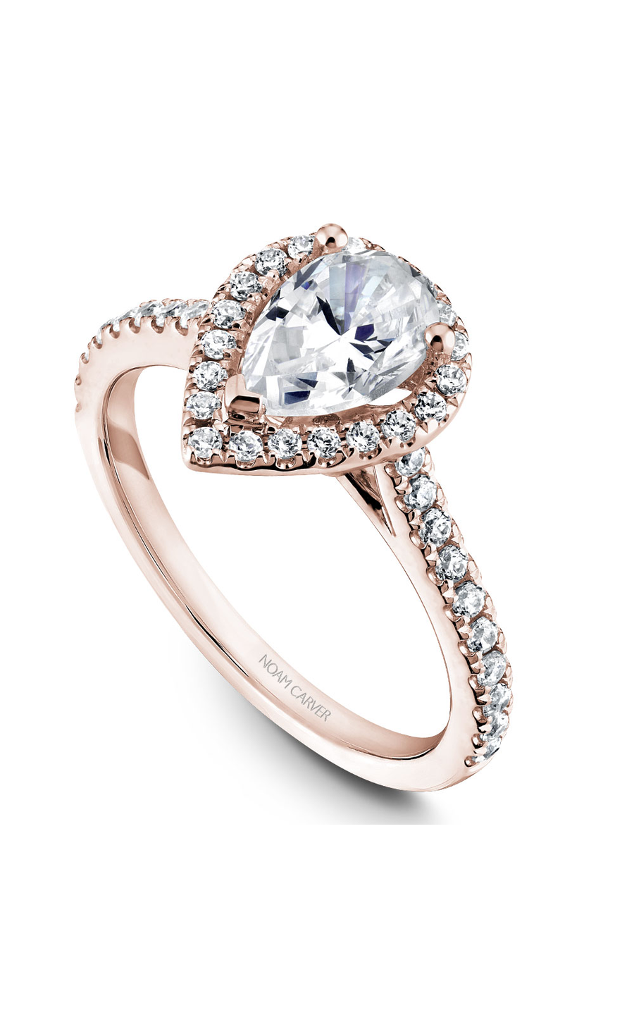 Noam Carver Halo Engagement Ring R050-03RA