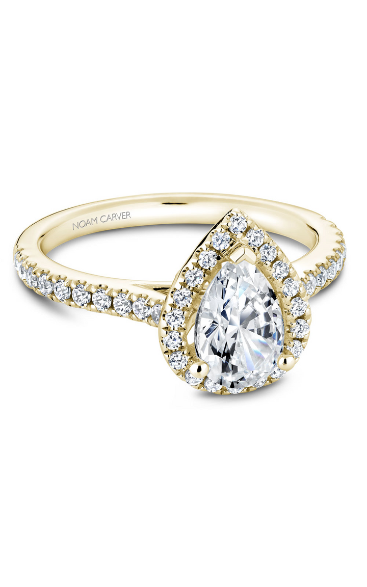 Noam Carver Halo Engagement Ring R050-03YA