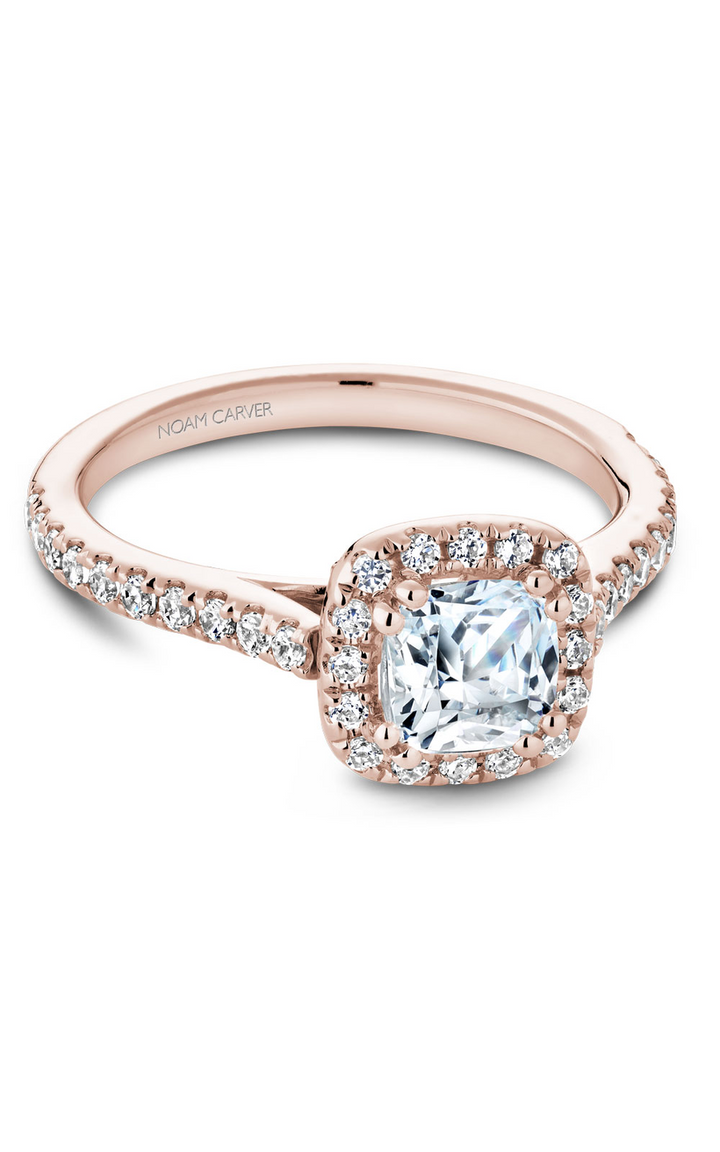 Noam Carver Halo Engagement Ring R050-05RA