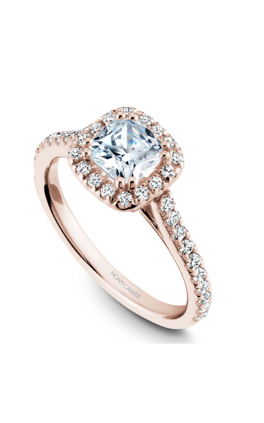 Noam Carver Halo Engagement Ring R050-05RA