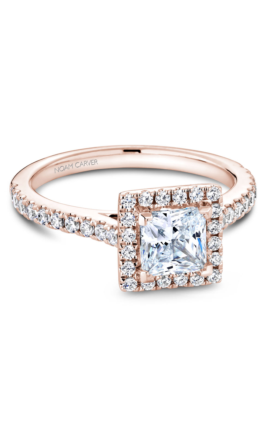 Noam Carver Halo Engagement Ring R050-06RA