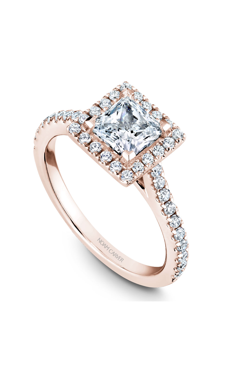 Noam Carver Halo Engagement Ring R050-06RA