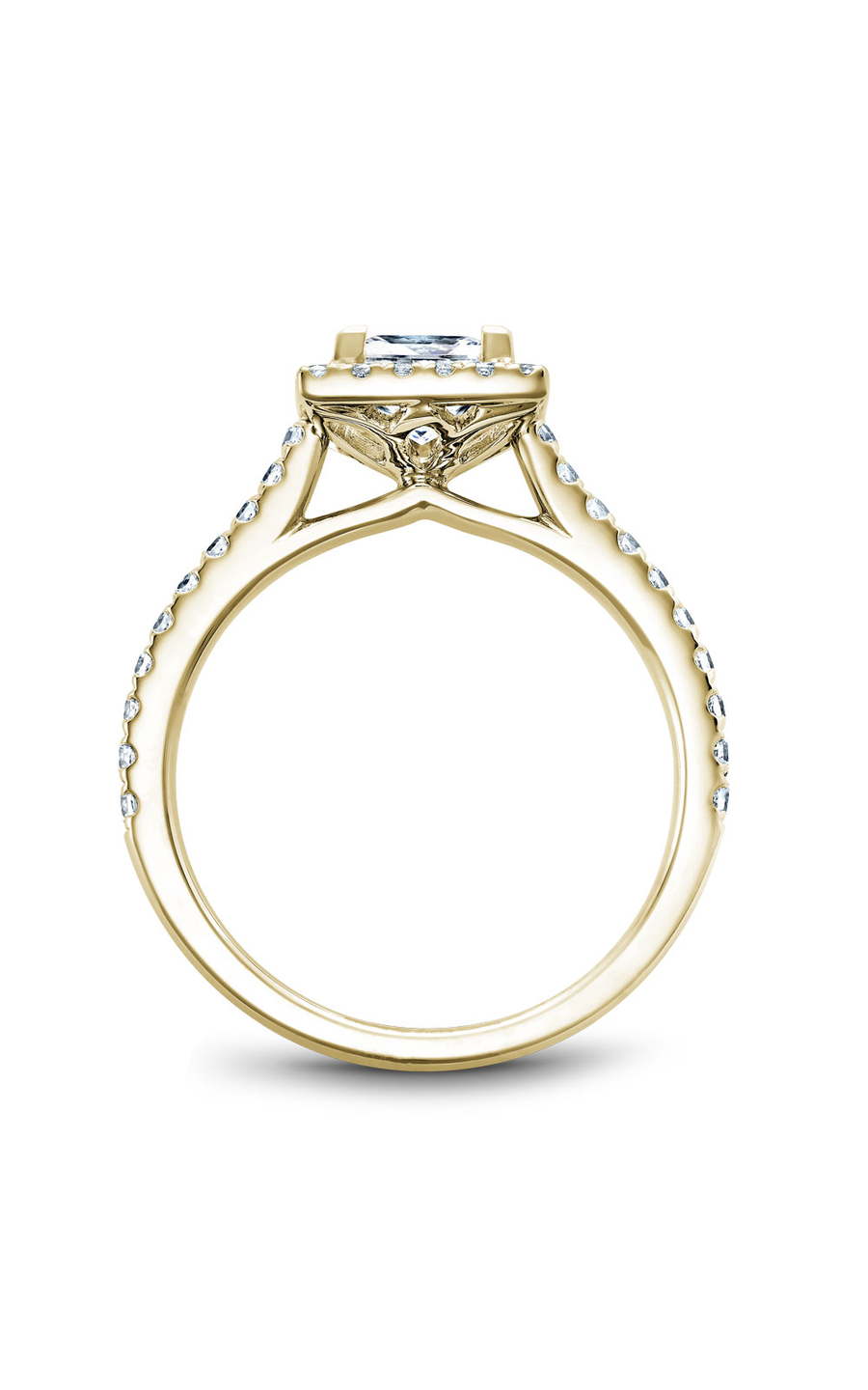 Noam Carver Halo Engagement Ring R050-06YA