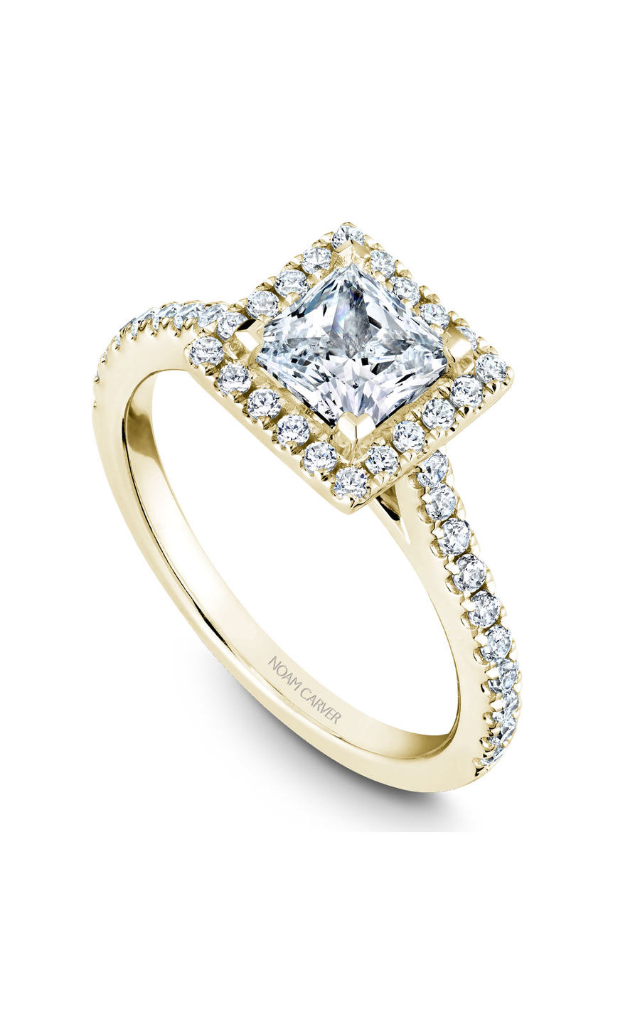 Noam Carver Halo Engagement Ring R050-06YA