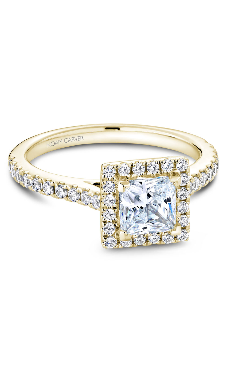 Noam Carver Halo Engagement Ring R050-06YA