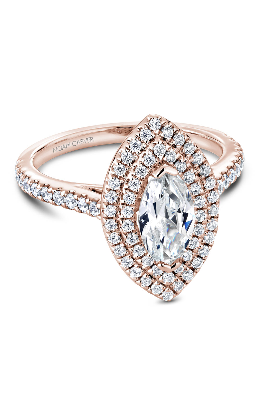 Noam Carver Halo Engagement Ring R051-07RA