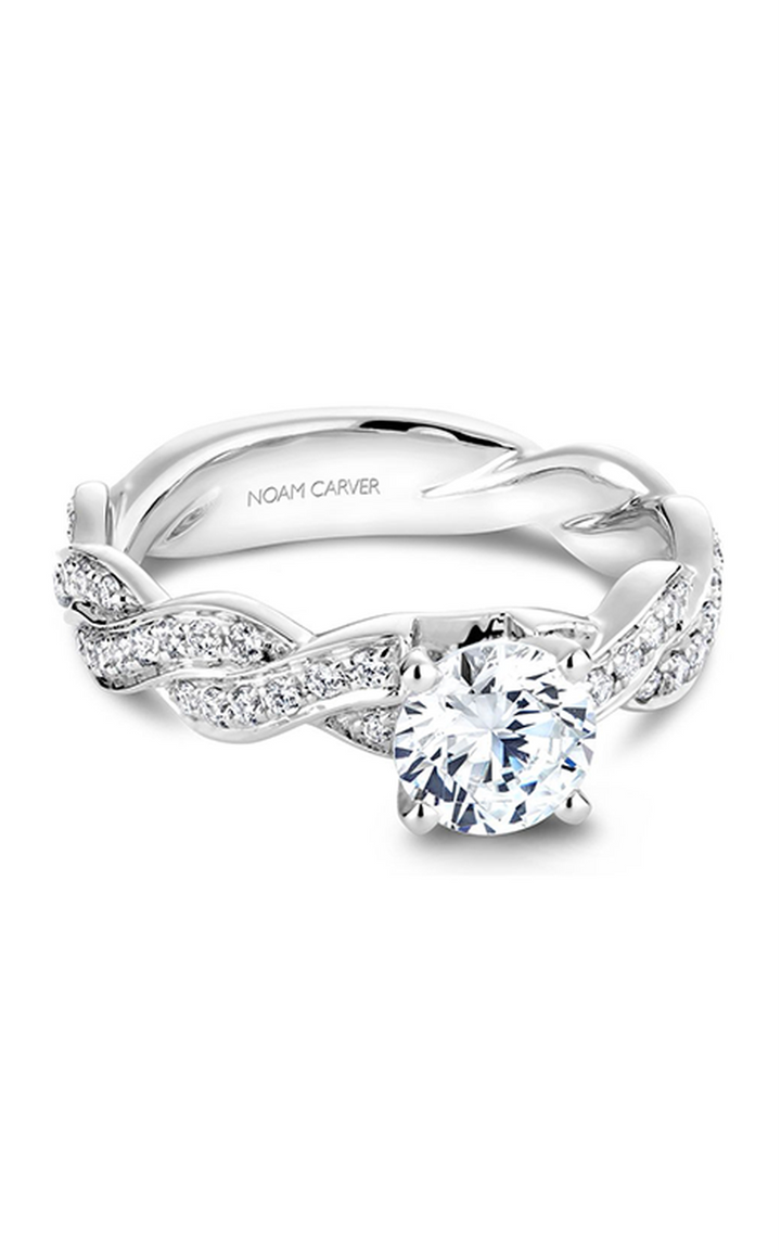 Noam Carver Twist Band Engagement Ring B059-01A