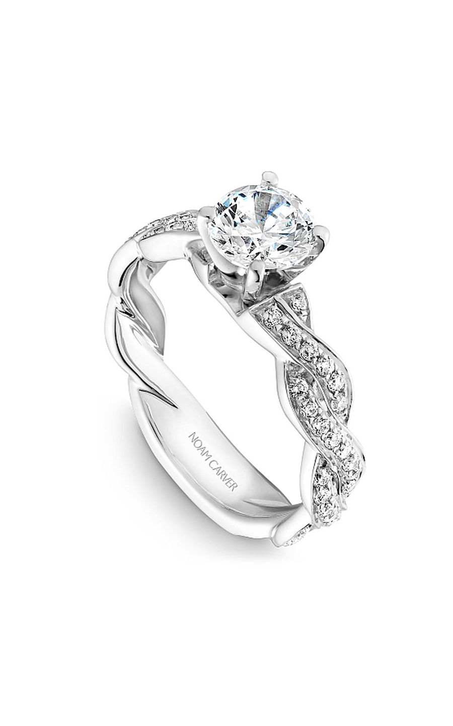 Noam Carver Twist Band Engagement Ring B059-01A