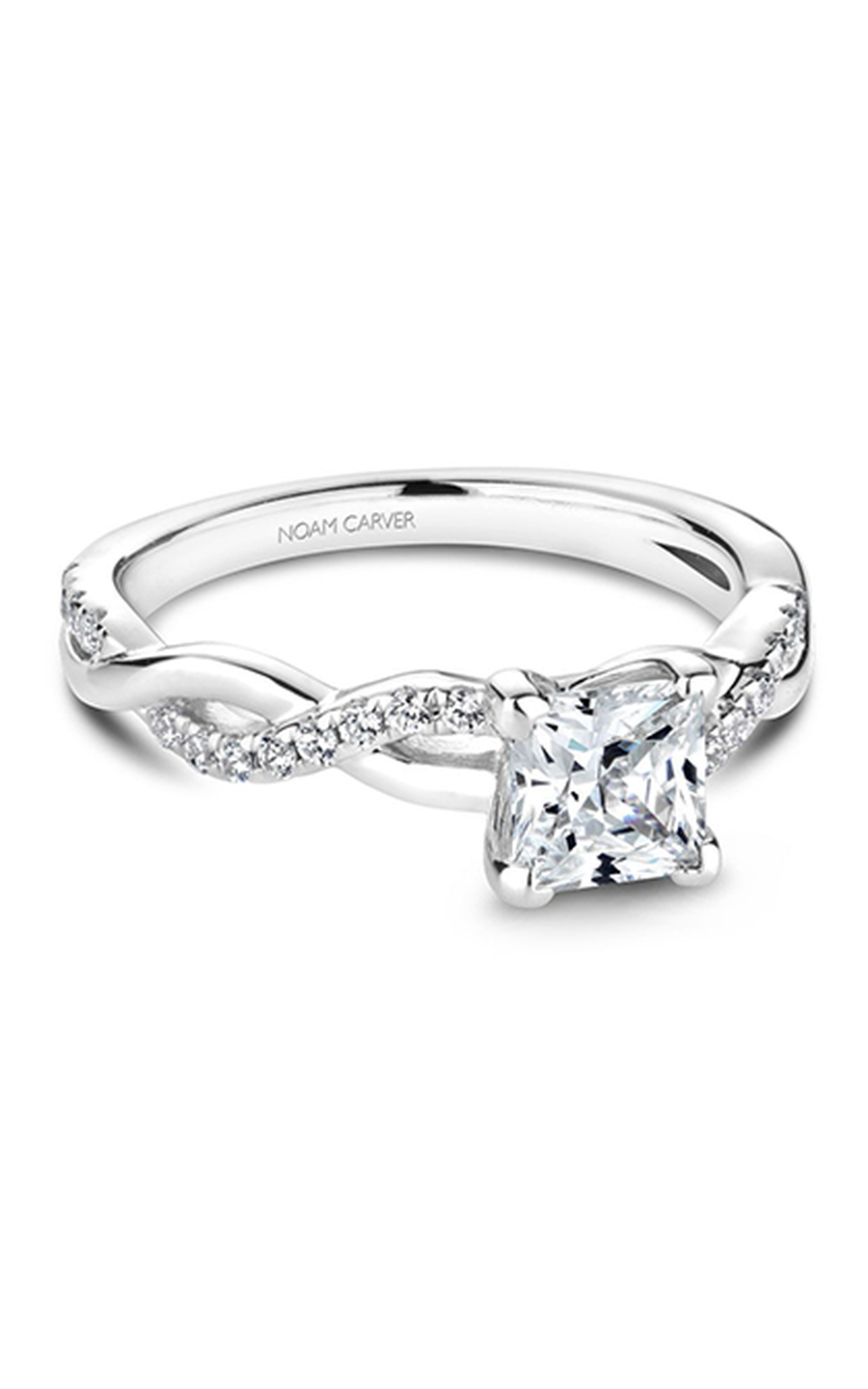 Noam Carver Twist Band Engagement Ring B185-01A