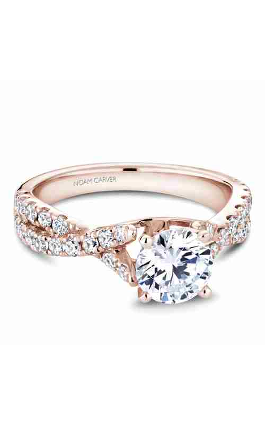 Noam Carver Twist Band Engagement Ring B154-01RA