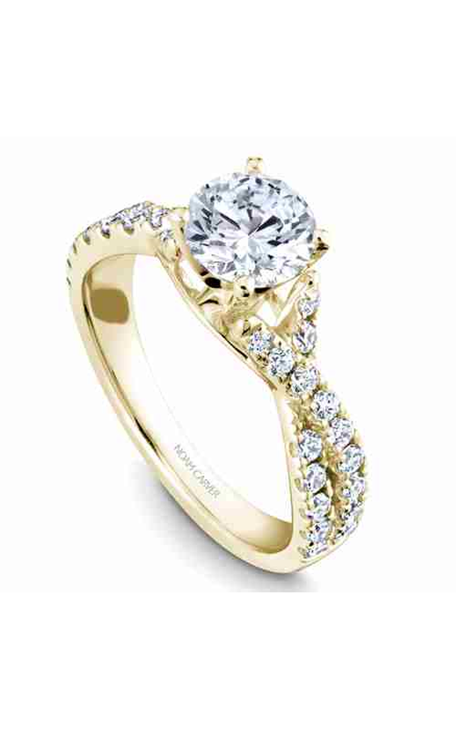 Noam Carver Twist Band Engagement Ring B154-01YA