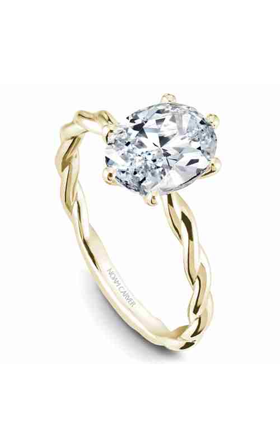 Noam Carver Twist Band Engagement Ring B167-01YA