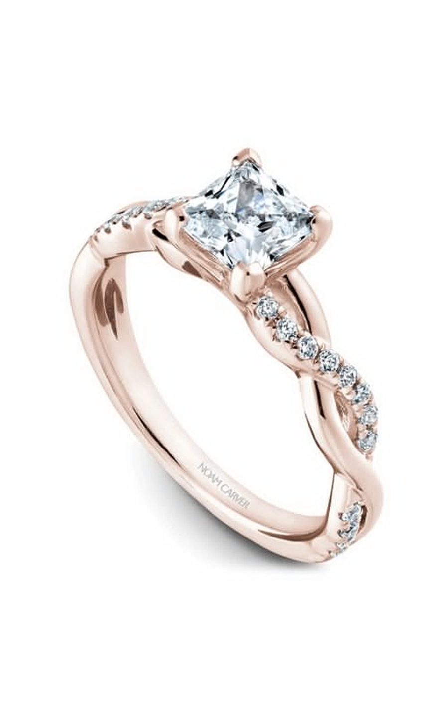 Noam Carver Twist Band Engagement Ring B185-01RA