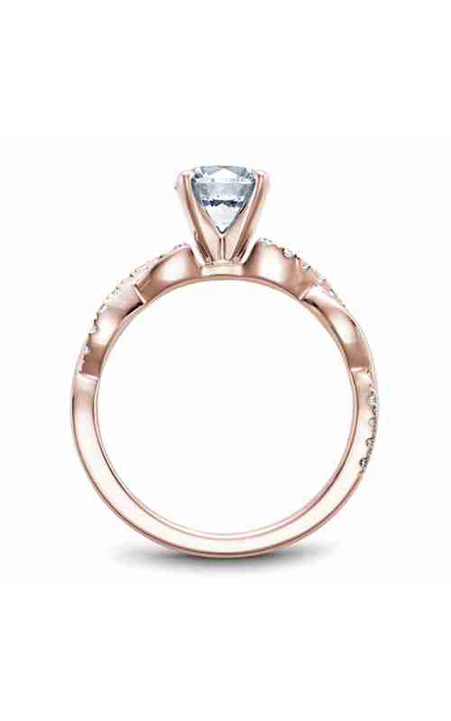 Noam Carver Twist Band Engagement Ring B185-02RA