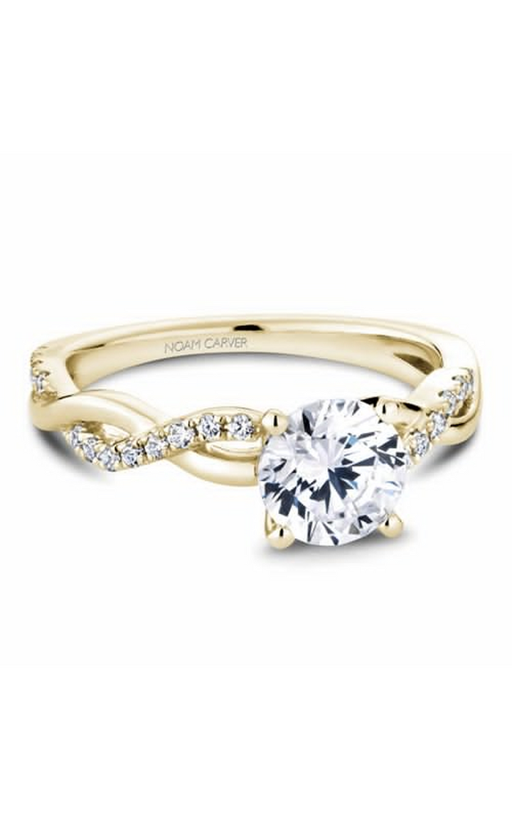 Noam Carver Twist Band Engagement Ring B185-02YA