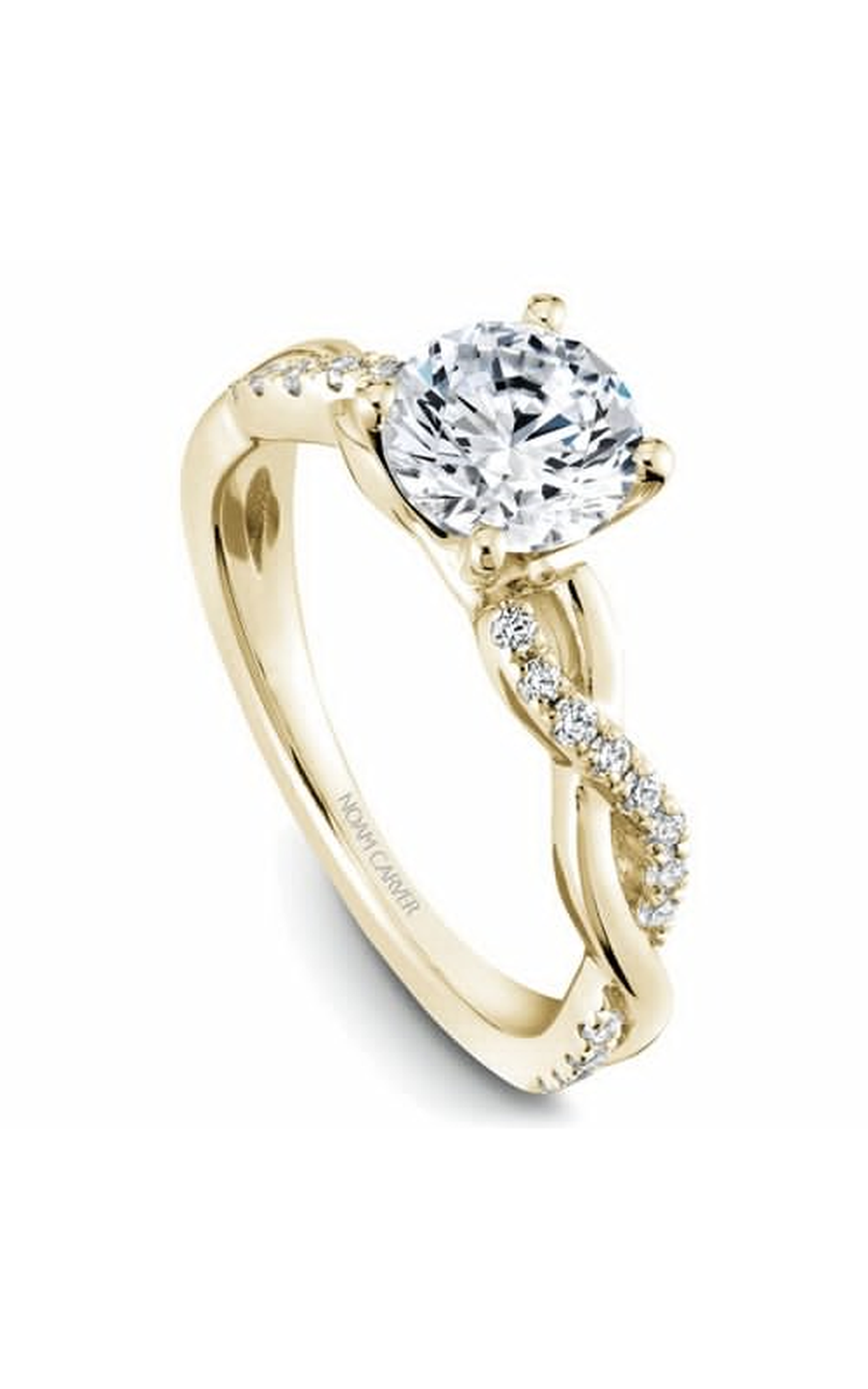 Noam Carver Twist Band Engagement Ring B185-02YA