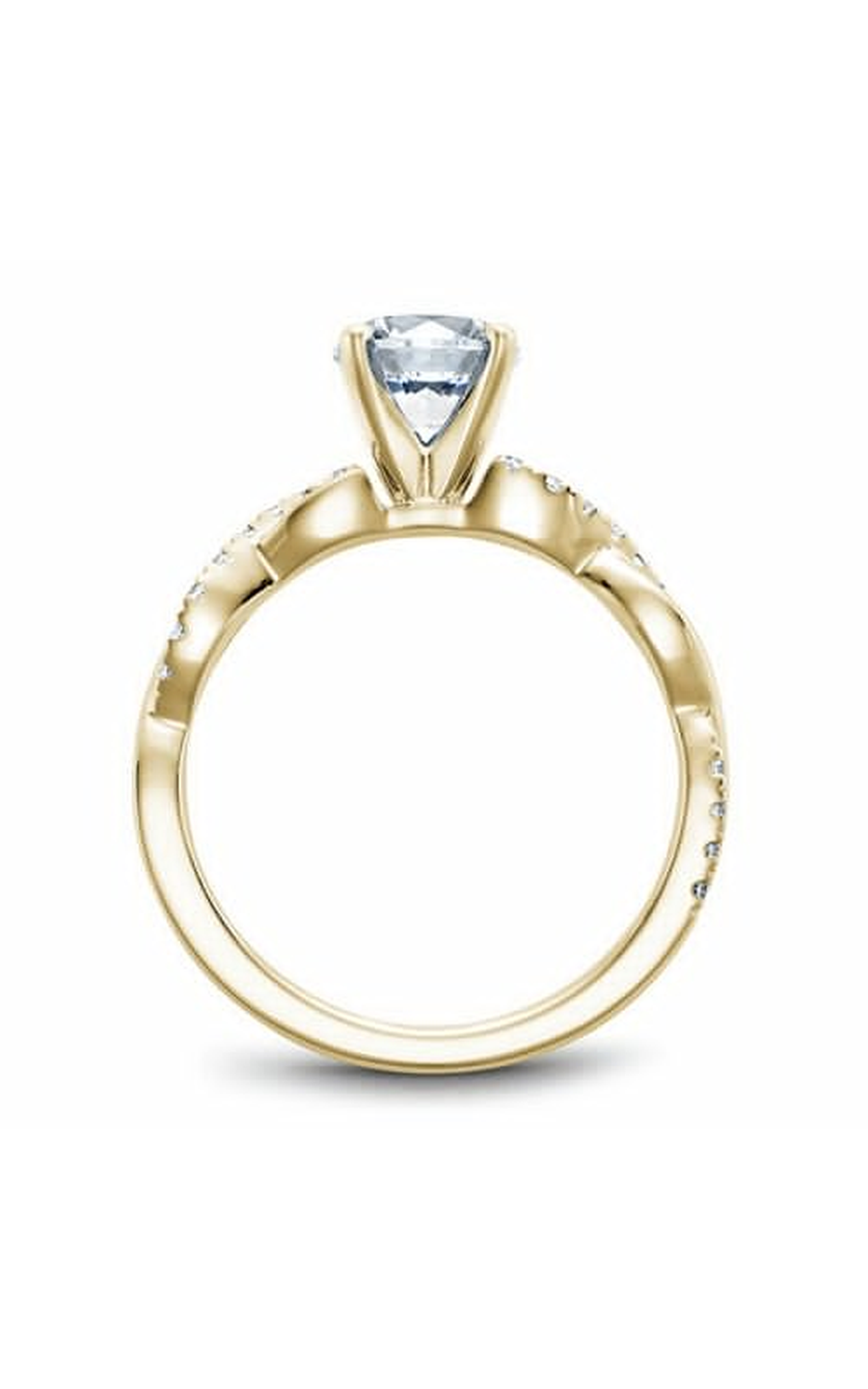 Noam Carver Twist Band Engagement Ring B185-02YA