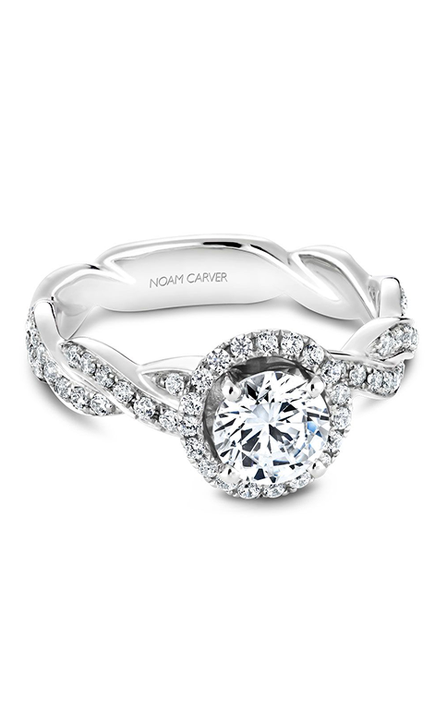 Noam Carver Twist Band Engagement Ring B060-01A