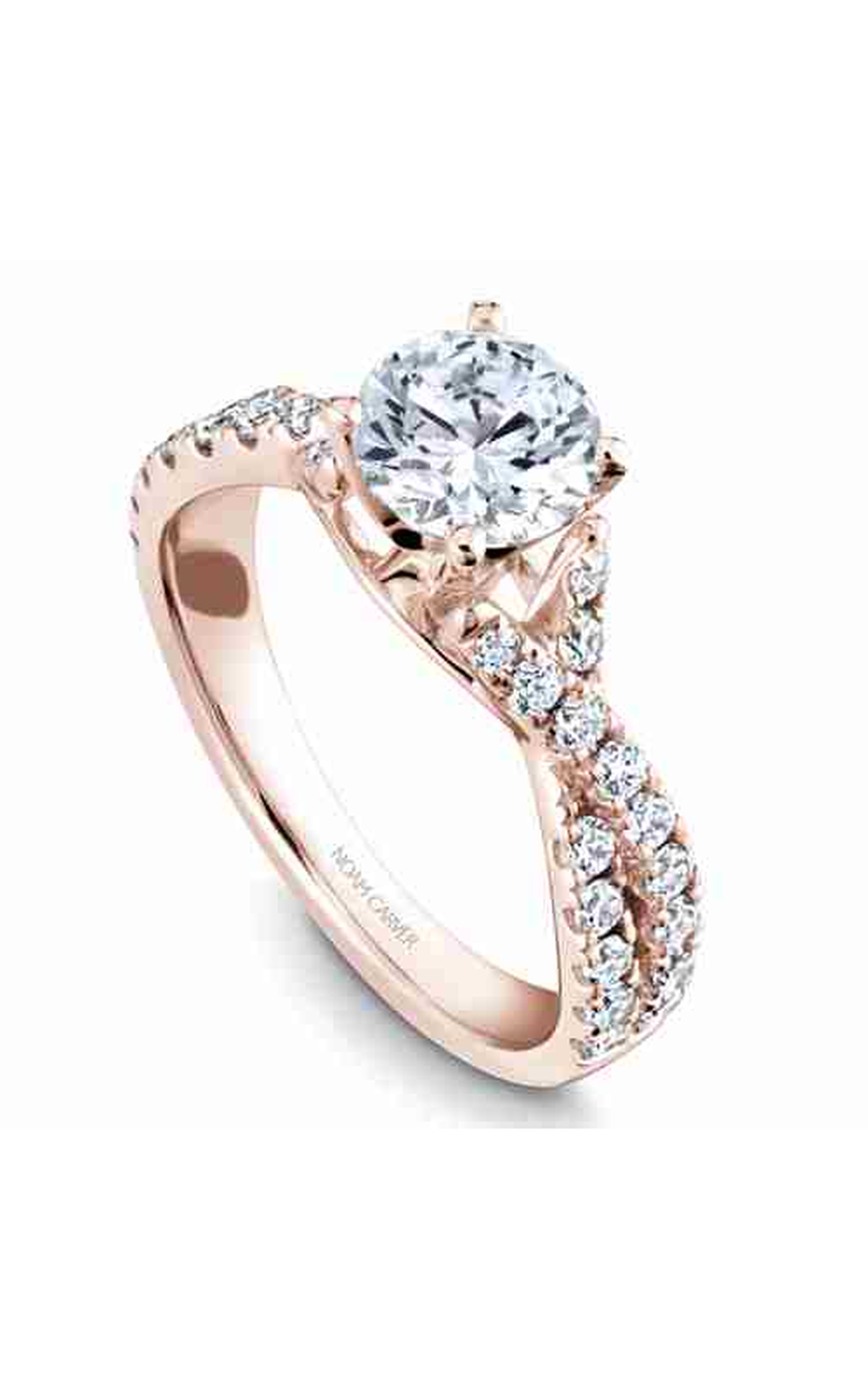 Noam Carver Twist Band Engagement Ring B154-01RA