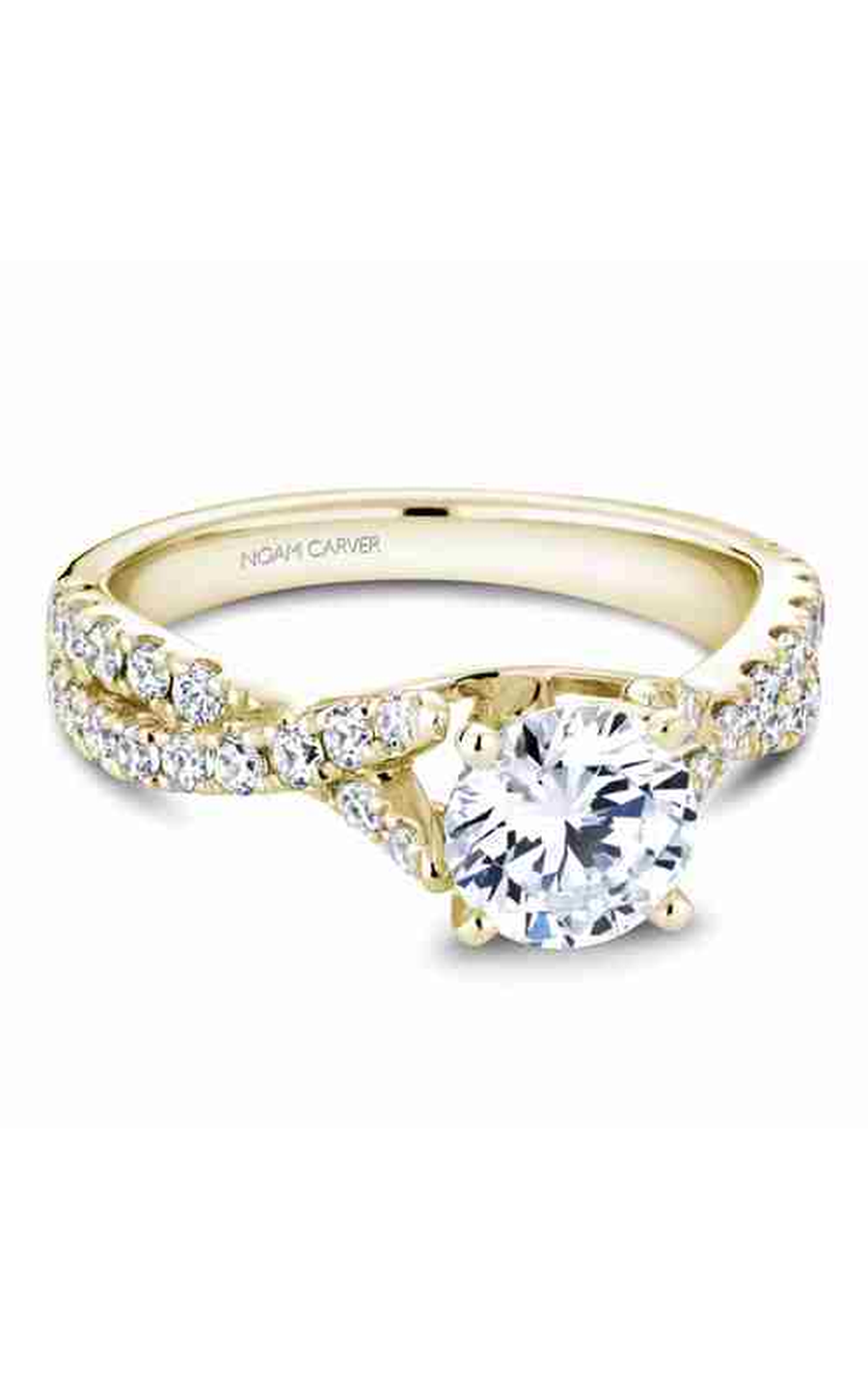 Noam Carver Twist Band Engagement Ring B154-01YA