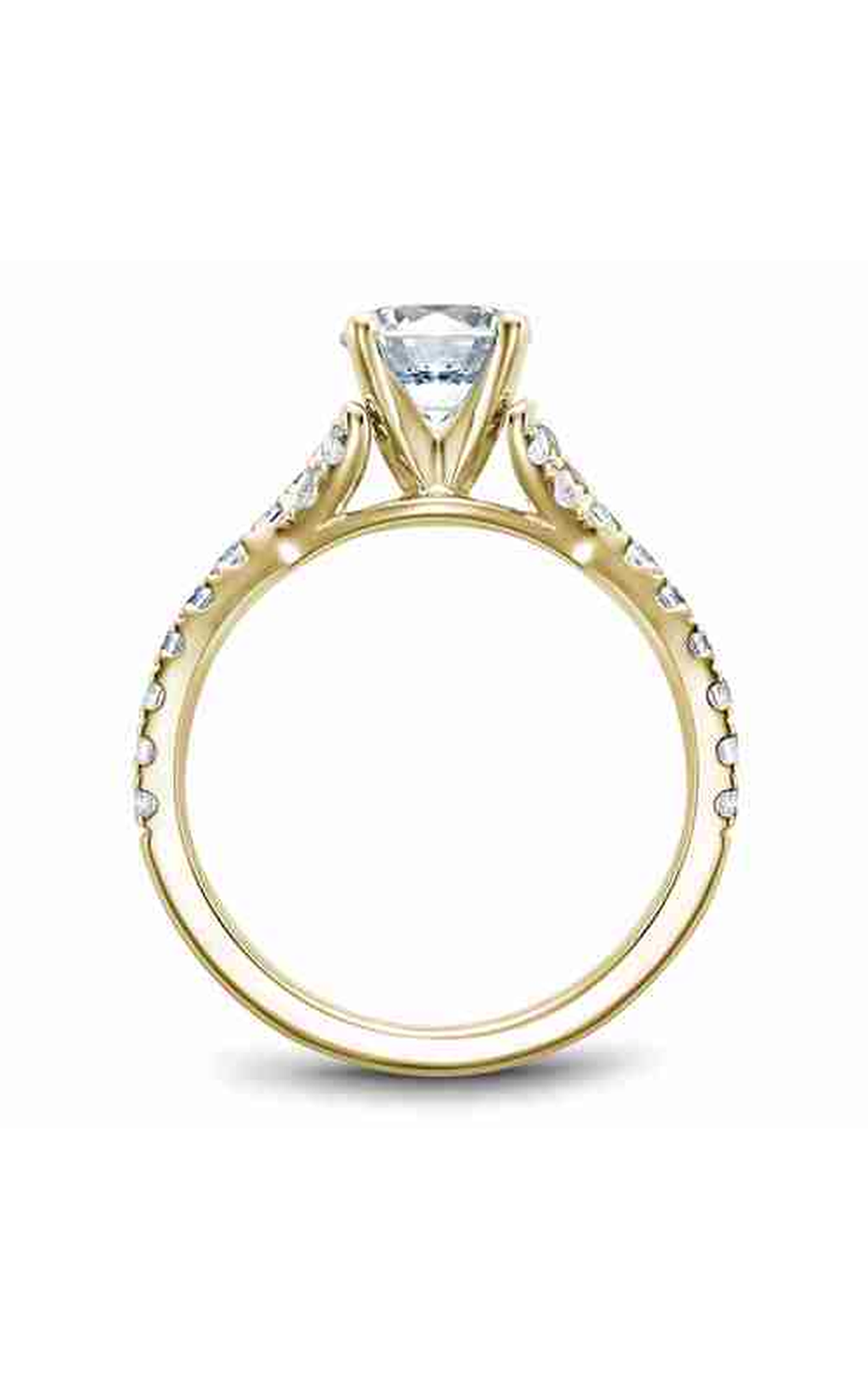 Noam Carver Twist Band Engagement Ring B154-01YA