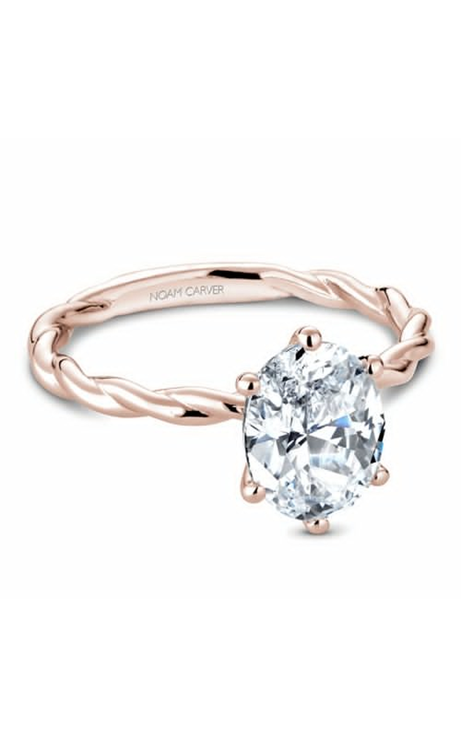 Noam Carver Twist Band Engagement Ring B167-01RA