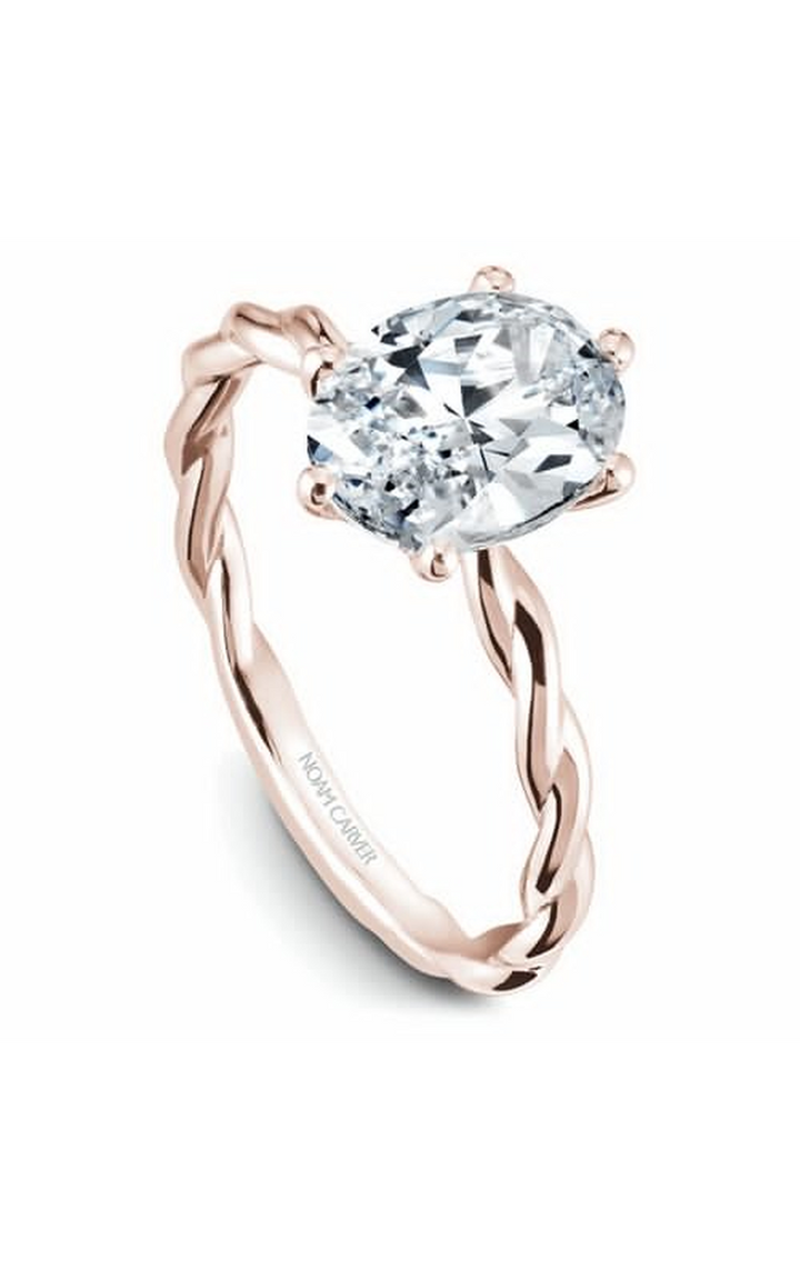 Noam Carver Twist Band Engagement Ring B167-01RA