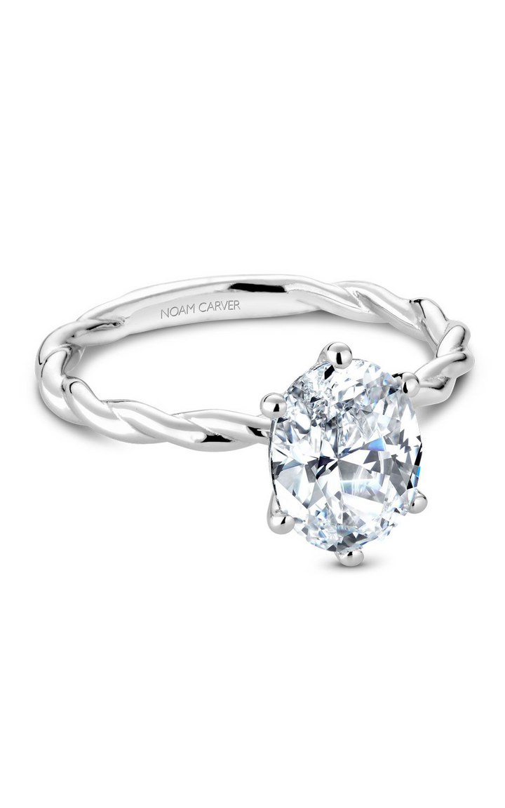 Noam Carver Twist Band Engagement Ring B167-01A