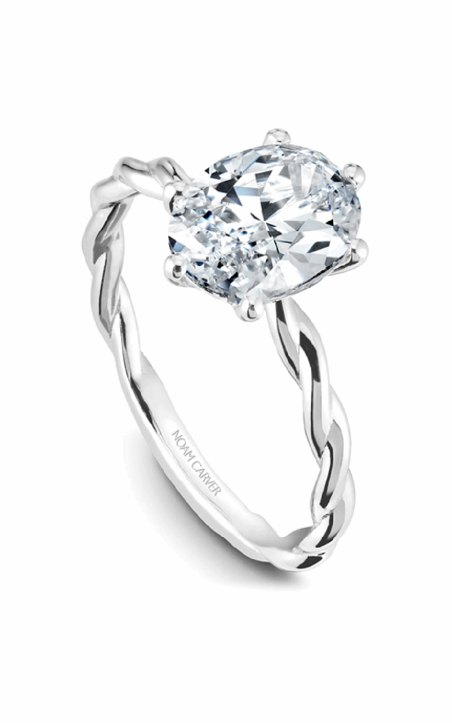 Noam Carver Twist Band Engagement Ring B167-01A