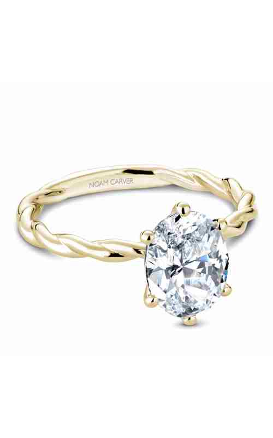 Noam Carver Twist Band Engagement Ring B167-01YA