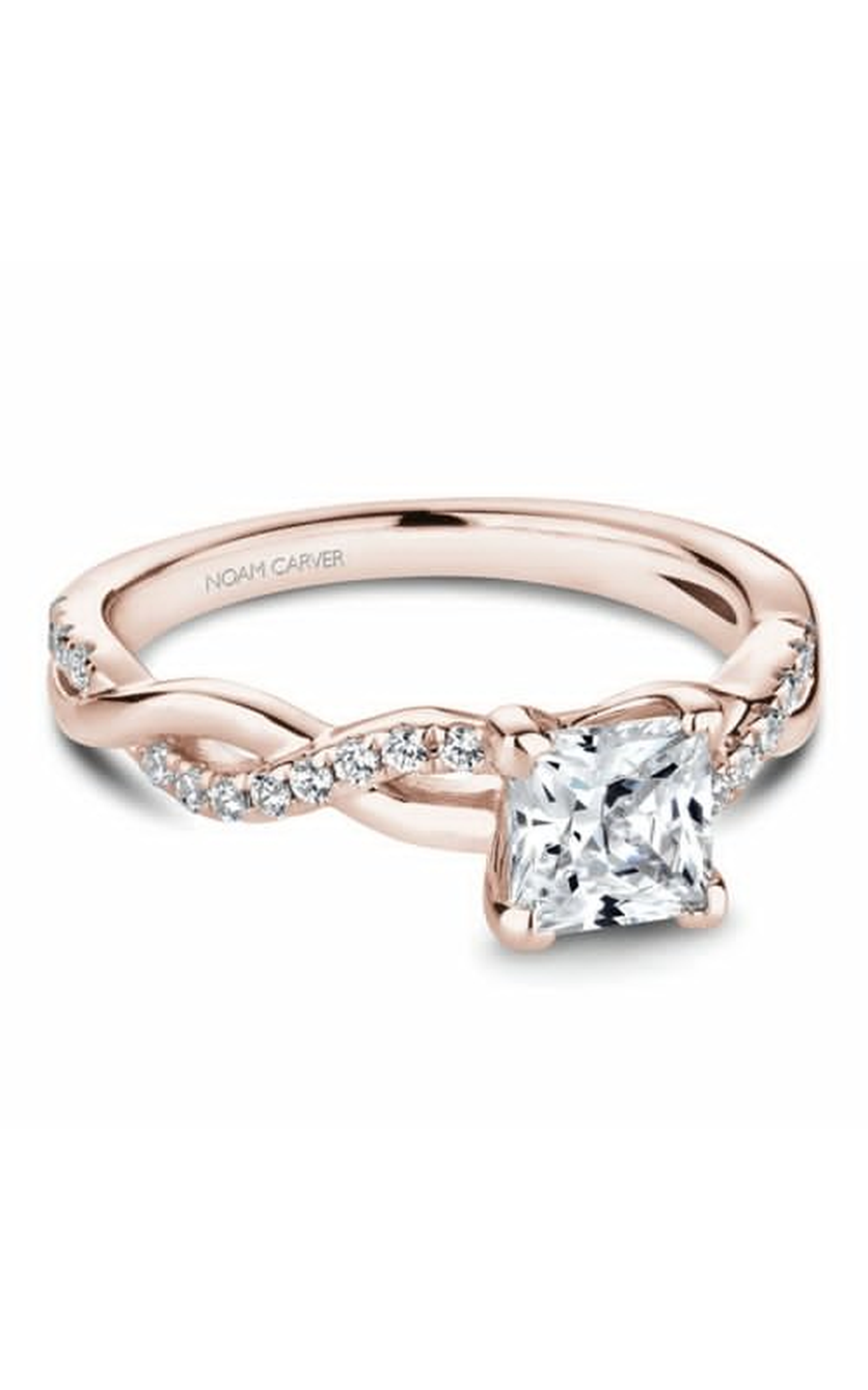 Noam Carver Twist Band Engagement Ring B185-01RA