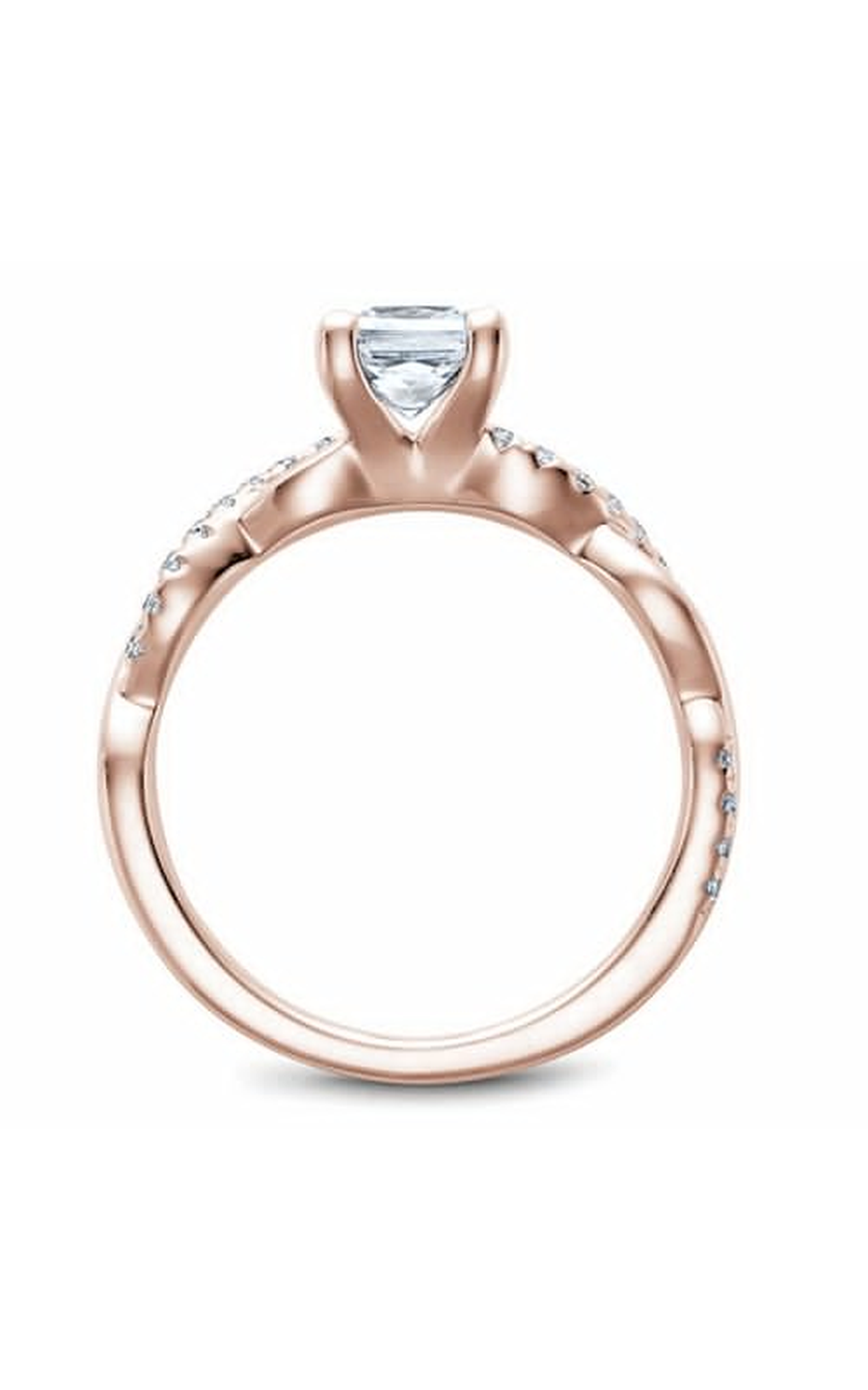 Noam Carver Twist Band Engagement Ring B185-01RA