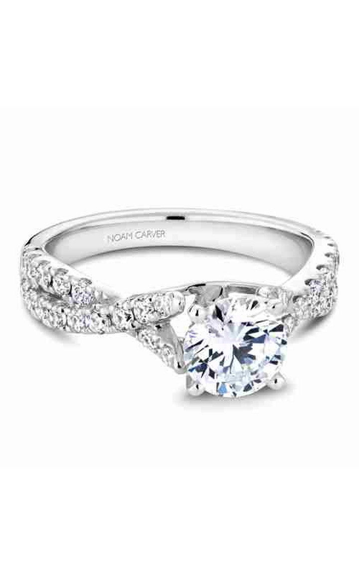 Noam Carver Twist Band Engagement Ring B154-01A