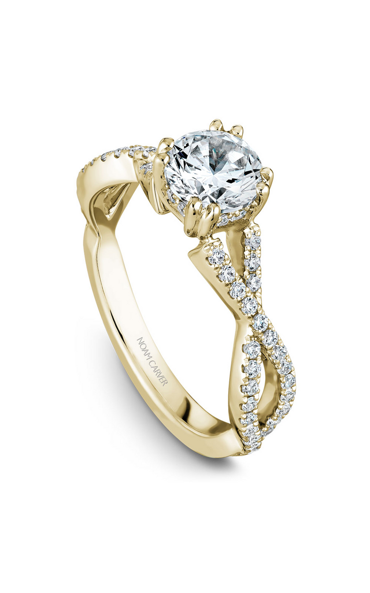 Noam Carver Twist Band Engagement Ring B004-03YA