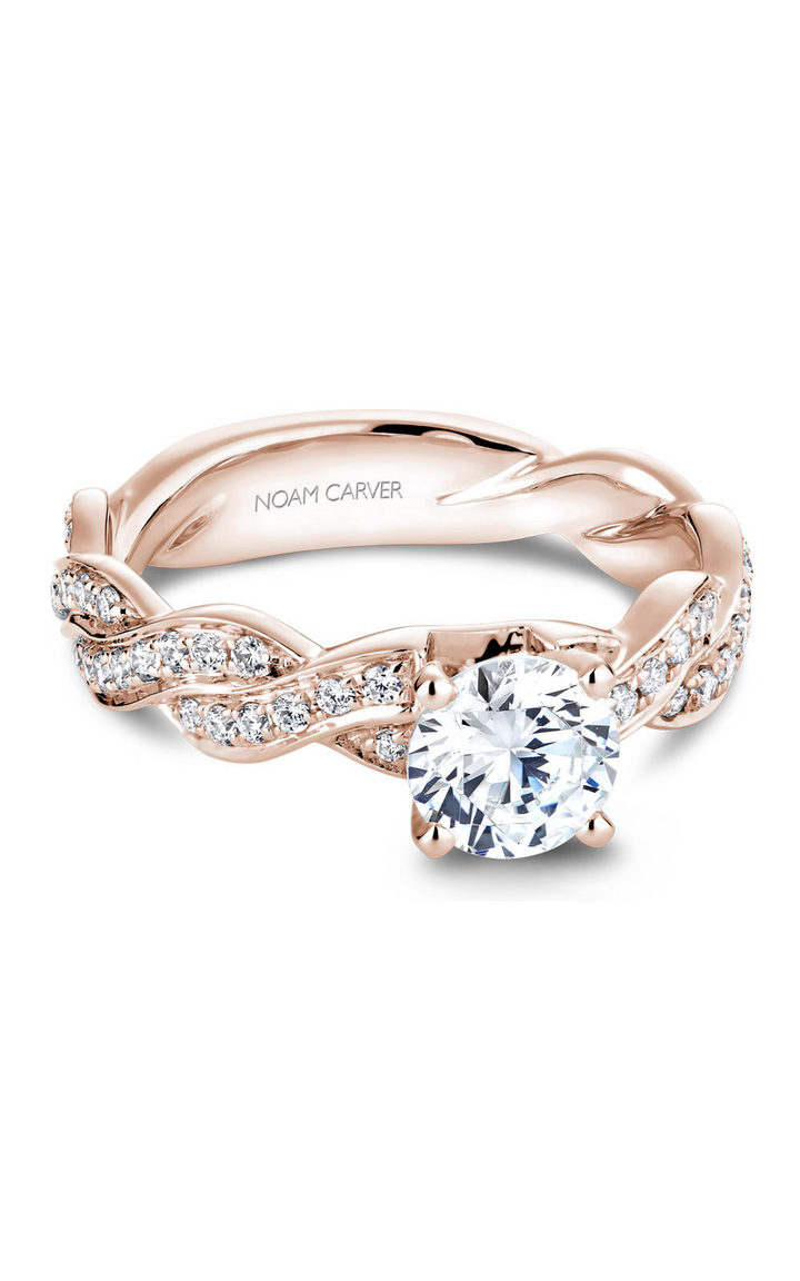 Noam Carver Twist Band Engagement Ring B059-01RA