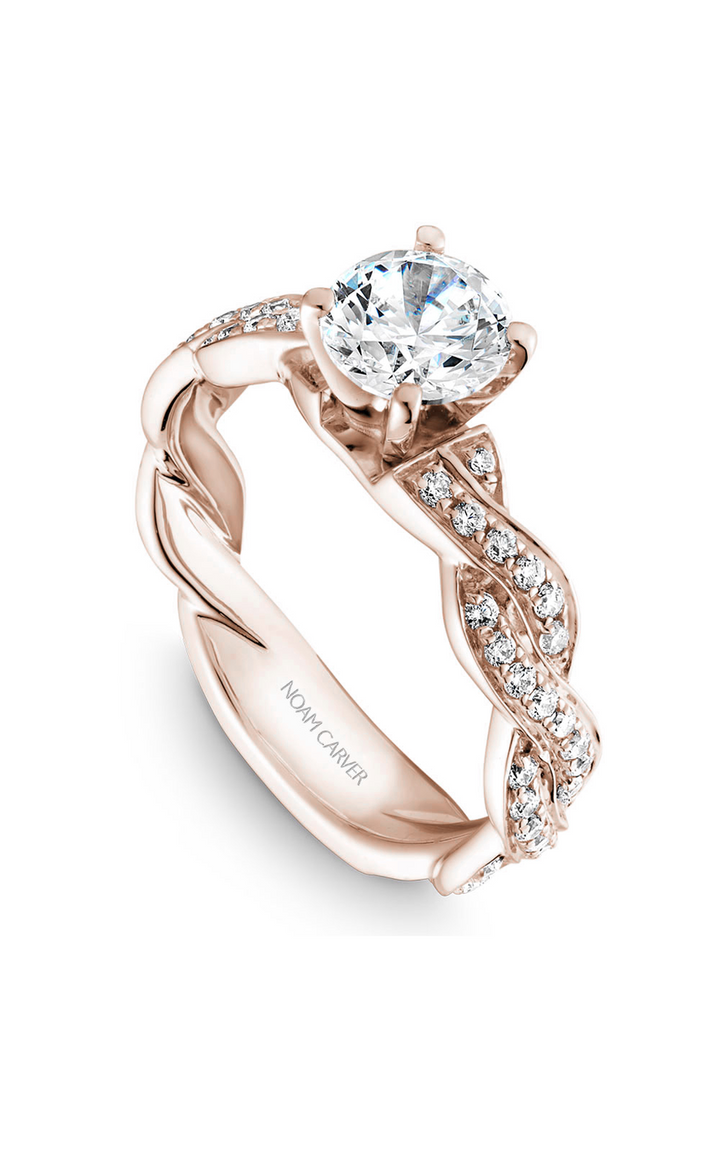 Noam Carver Twist Band Engagement Ring B059-01RA